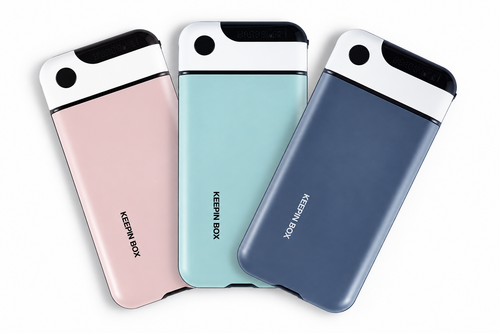 OFFLINE Lock telefoonkluis met timer in Navy, Matcha en Roze
