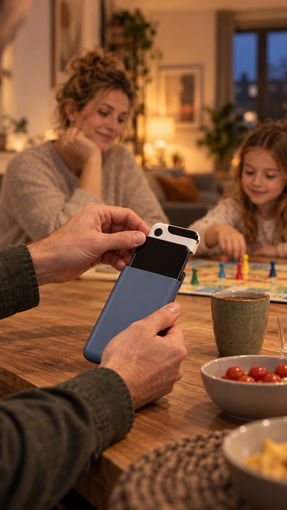 Telefoon wordt in de OFFLINE Lock telefoonkluis geplaatst